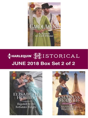 cover image of Harlequin Historical June 2018--Box Set 2 of 2